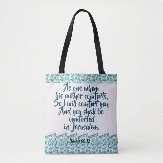 God's Comfort All-Over-Print Tote Bag (Front)