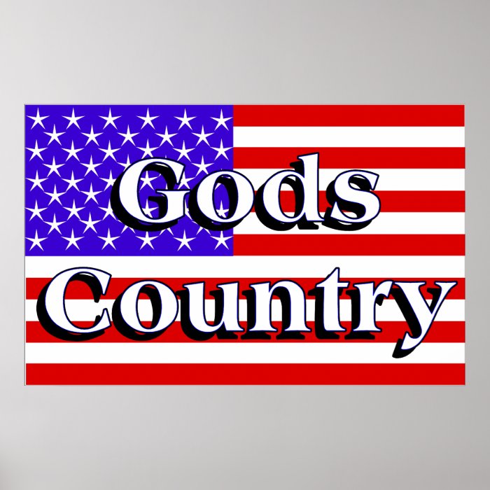 Gods Country POSTER PRINT