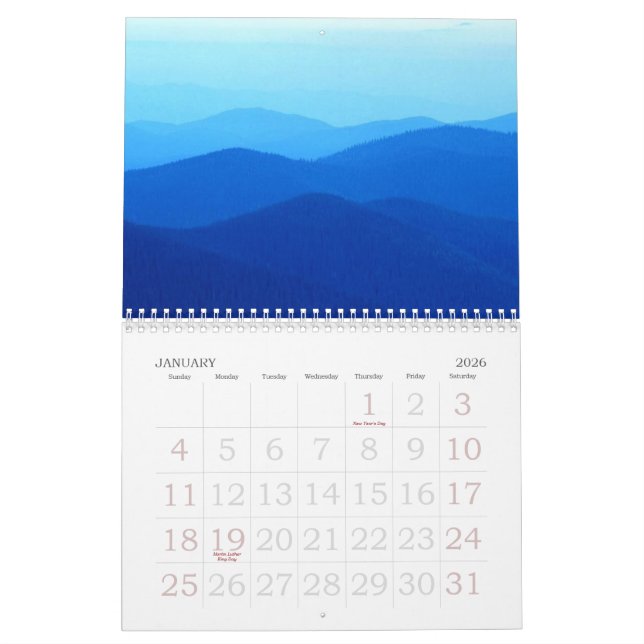 God's Creation Calendar (Jan 2026)