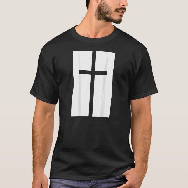 God's Cross I Faith I Satan I God I Gothic I Esote T-Shirt (Front)