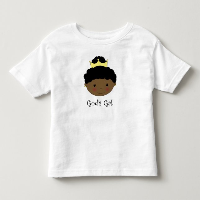 God's Ethiopian Gal Toddler T-shirt (Front)
