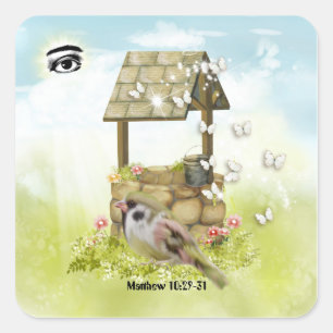 God's Eye is on the Sparrow Stickers