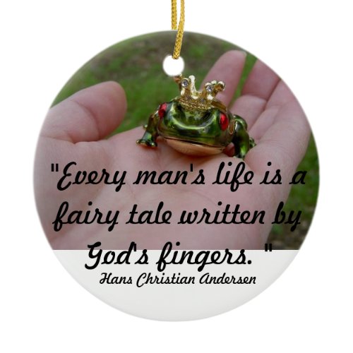 God's fairy tale ceramic ornament
