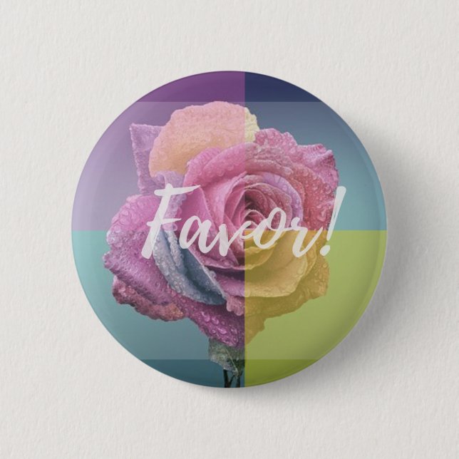 God's Favor Button (Front)