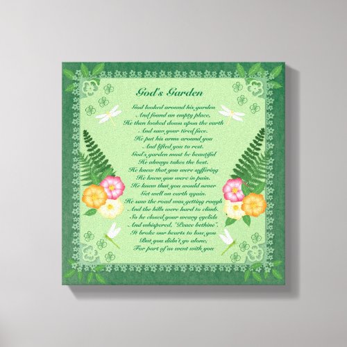 Gods Garden Canvas Print