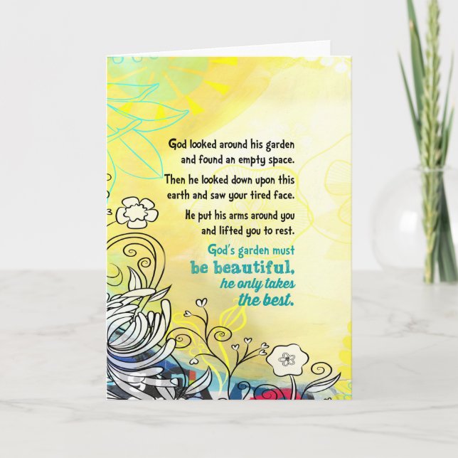 God's Garden Card (Front)