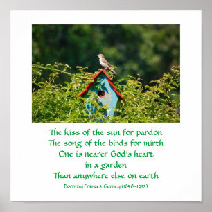 God's Garden (poem) - poster / print