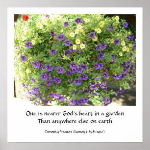 God's Garden (poem) - poster / print