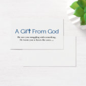 Gods Gift Business Card (Desk)
