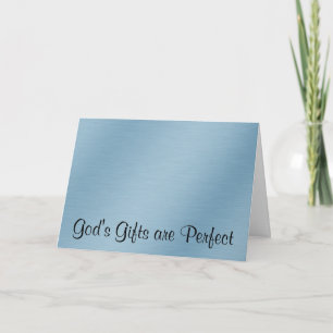 God's gifts are good and perfect James 1:17 Holiday Card
