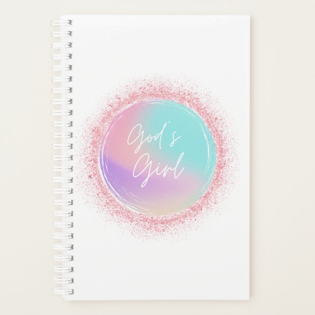 God's Girl Planner in pink (Front)