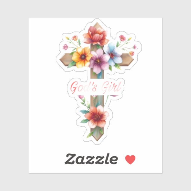 God's Girl Sticker (Sheet)