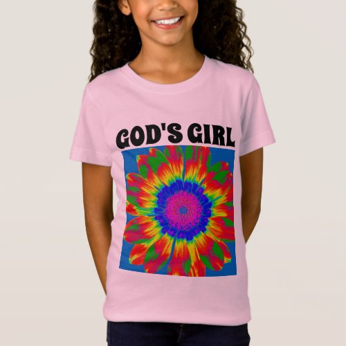 GODS GIRL TIE DYE T_SHIRTS