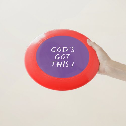 Gods Got This Frisbee