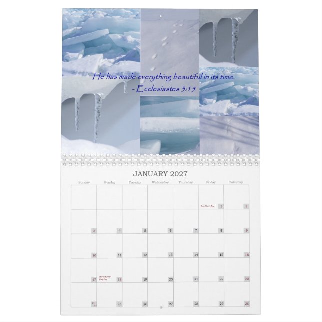 God's Grace 2011 Calendar (Jan 2027)