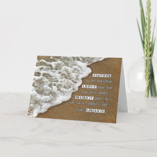 God's Grace Card (Front)