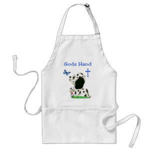 Gods hand adult apron