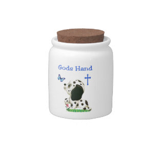 Gods hand candy jar