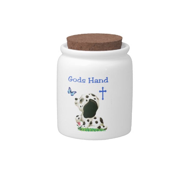 Gods hand candy jar (Front)