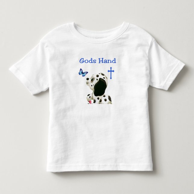 Gods hand toddler t-shirt (Front)