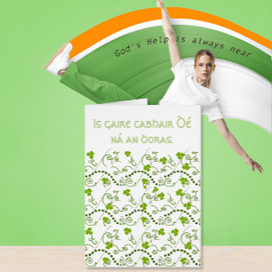 Gods Help is Always Near Gaire Cabhair De Na Doras Cards