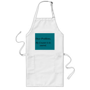 God's in control Quote Apron