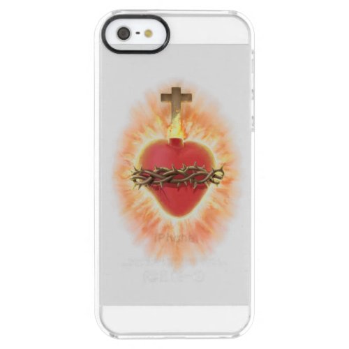 Gods Infinite Love Clear iPhone SE55s Case