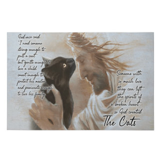 Gods Jesus White Horses Wall Art - Home Decor