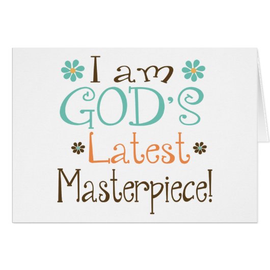 Gods Latest Masterpiece (Front Horizontal)