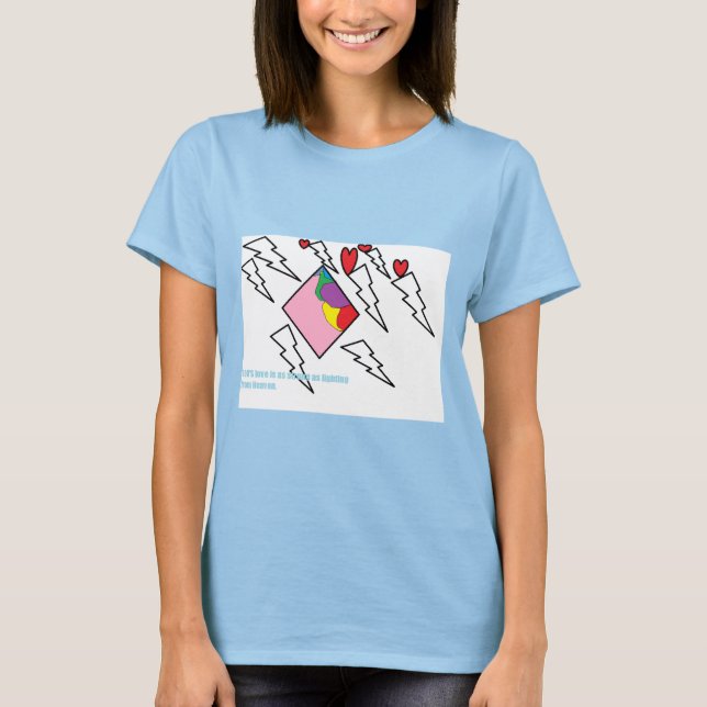 GOD'S Lightning Love T-Shirt (Front)