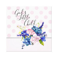 God's Little Child Canvas Print