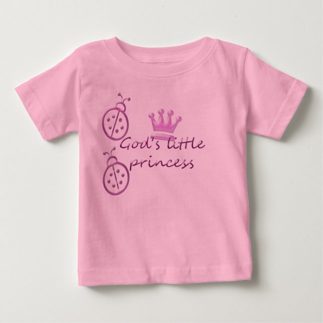 God's little princess baby T-Shirt (Front)