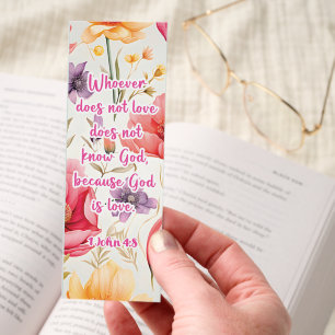 God's Love Bible Verse Bookmarks