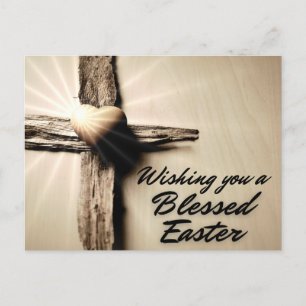 God's Love Blessed Easter Postcard