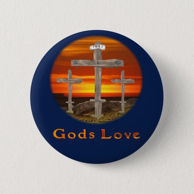 Gods Love Button (Front)