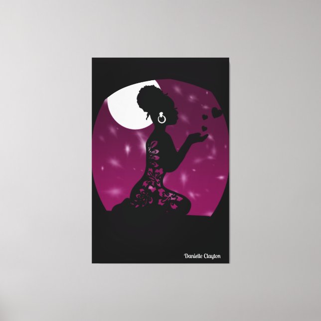 God's Love Canvas Print (Front)