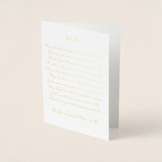 God's Love Foil Card