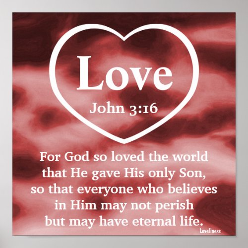 Gods Love Gift  Poster_Customize Poster