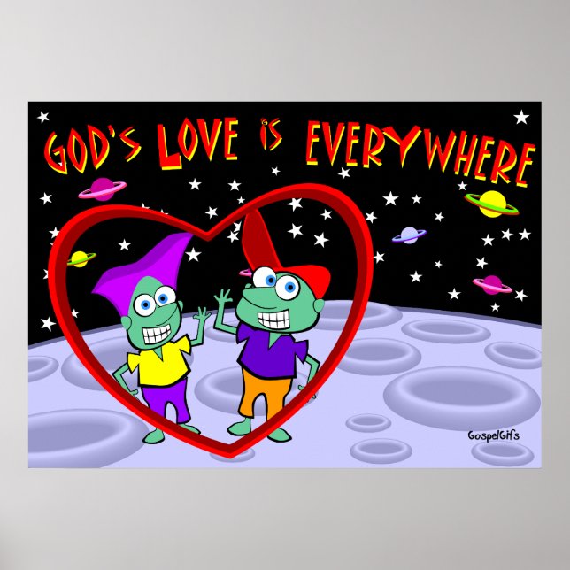 God's Love is Everywhere Poster (Front)