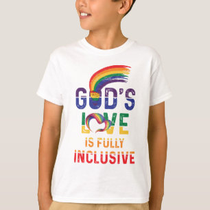 God's Love Is Fully Inclusive LGBTQ Ally Gay Pride T-Shirt