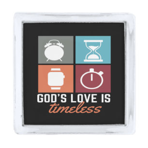 God's Love is Timeless Christian Lapel Pin
