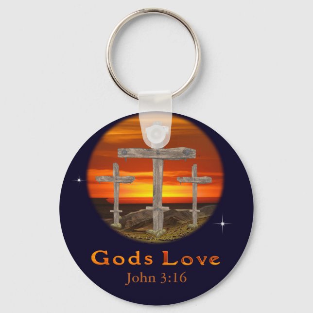 Gods Love Keychain (Front)