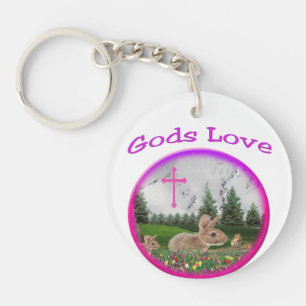 gods Love Keychain