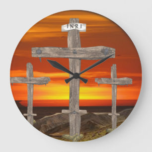 Gods Love Large Clock