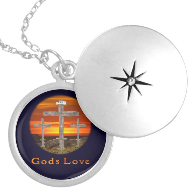Gods Love Locket Necklace (Front)