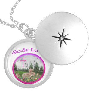 gods Love Locket Necklace