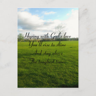 God's love postcard