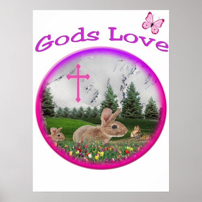 gods Love Poster (Front)