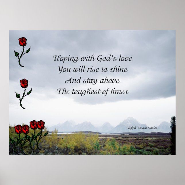 God's love poster (Front)