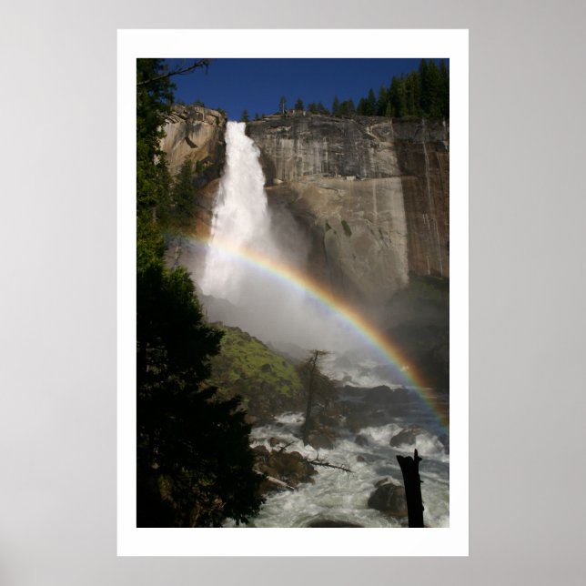 God's Masterpiece Vernal Falls Rainbow Poster (Front)